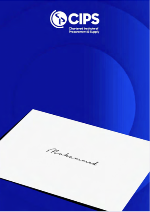 CIPS branded envelope