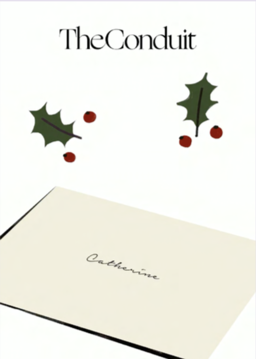 The Conduit festive envelope